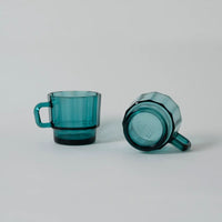 Verre W Bleu